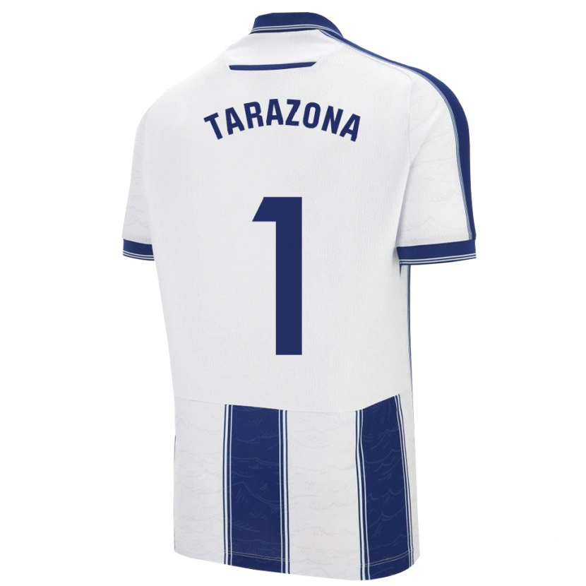 Danxen Donna Maglia Andrea Tarazona #1 Blu Scuro Bianco Kit Gara Away 2025/26 Maglietta