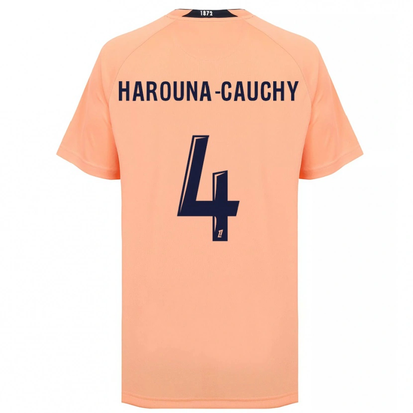 Danxen Donna Maglia Yllian Harouna-Cauchy #4 Arancione Blu Navy Kit Gara Away 2025/26 Maglietta