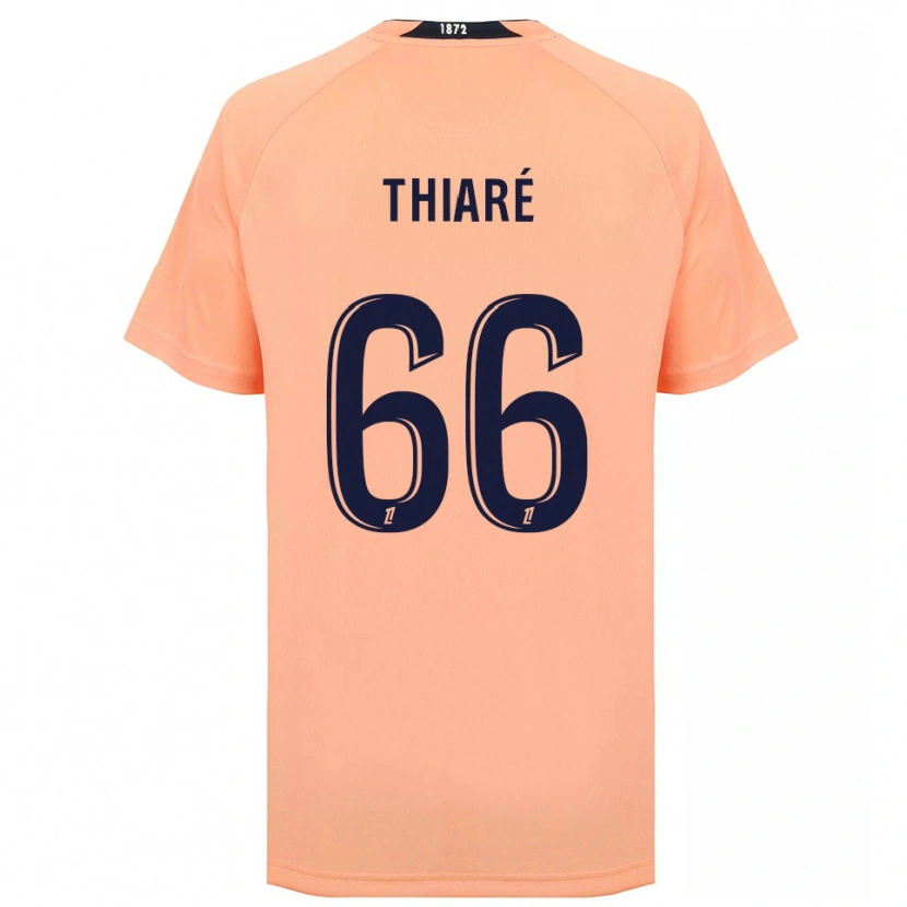 Danxen Donna Maglia Aliou Thiaré #66 Arancione Blu Navy Kit Gara Away 2025/26 Maglietta