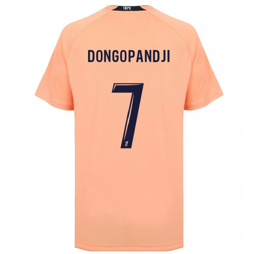 Danxen Donna Maglia Hakim Dongopandji #7 Arancione Blu Navy Kit Gara Away 2025/26 Maglietta
