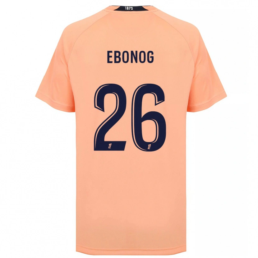 Danxen Donna Maglia Simon Ebonog #26 Arancione Blu Navy Kit Gara Away 2025/26 Maglietta