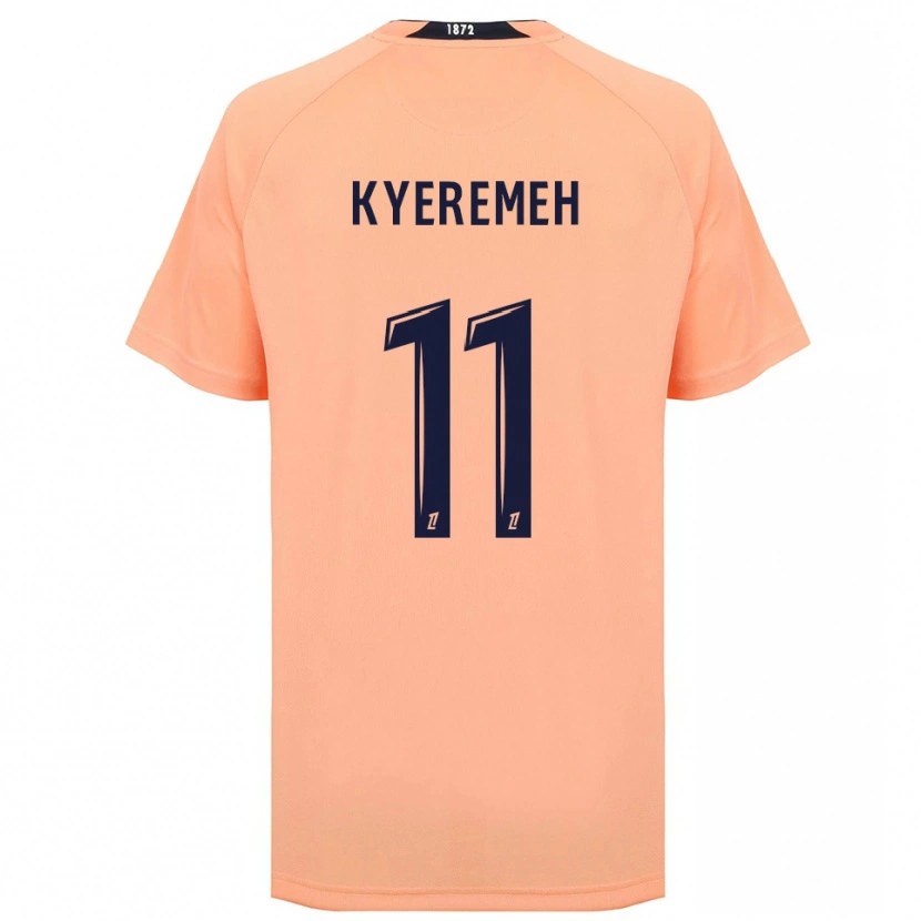 Danxen Donna Maglia Godson Kyeremeh #11 Arancione Blu Navy Kit Gara Away 2025/26 Maglietta
