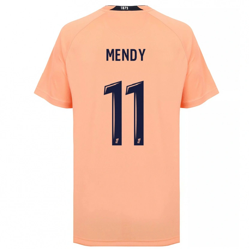 Danxen Donna Maglia Melinda Mendy #11 Arancione Blu Navy Kit Gara Away 2025/26 Maglietta