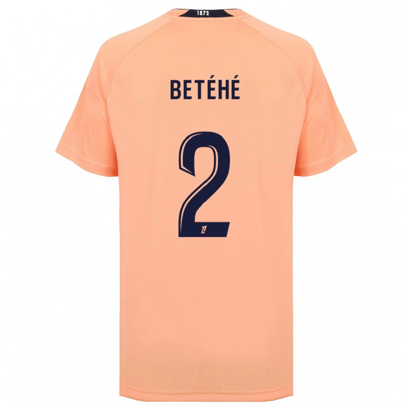 Danxen Donna Maglia Aaron Betéhé #2 Arancione Blu Navy Kit Gara Away 2025/26 Maglietta