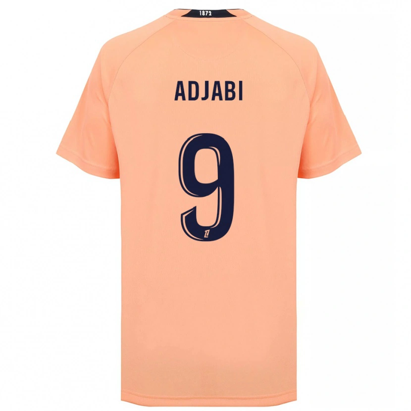 Danxen Donna Maglia Ikram Adjabi #9 Arancione Blu Navy Kit Gara Away 2025/26 Maglietta