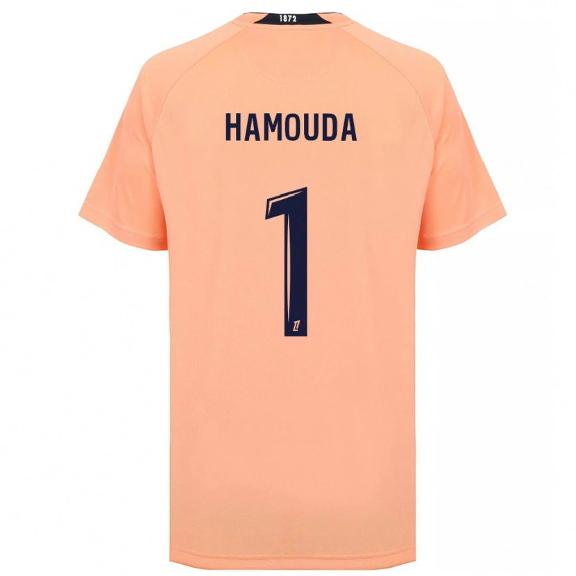 Danxen Donna Maglia Adel Hamouda #1 Arancione Blu Navy Kit Gara Away 2025/26 Maglietta