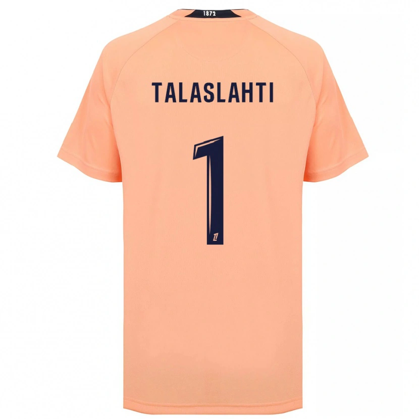 Danxen Donna Maglia Katriina Talaslahti #1 Arancione Blu Navy Kit Gara Away 2025/26 Maglietta