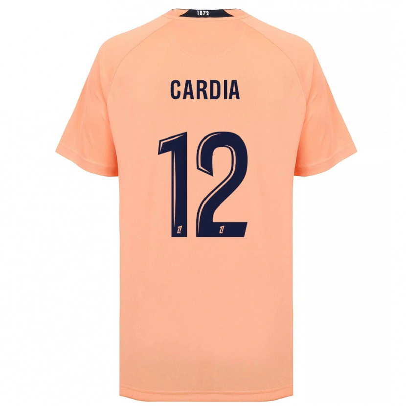 Danxen Donna Maglia Mickaëla Cardia #12 Arancione Blu Navy Kit Gara Away 2025/26 Maglietta