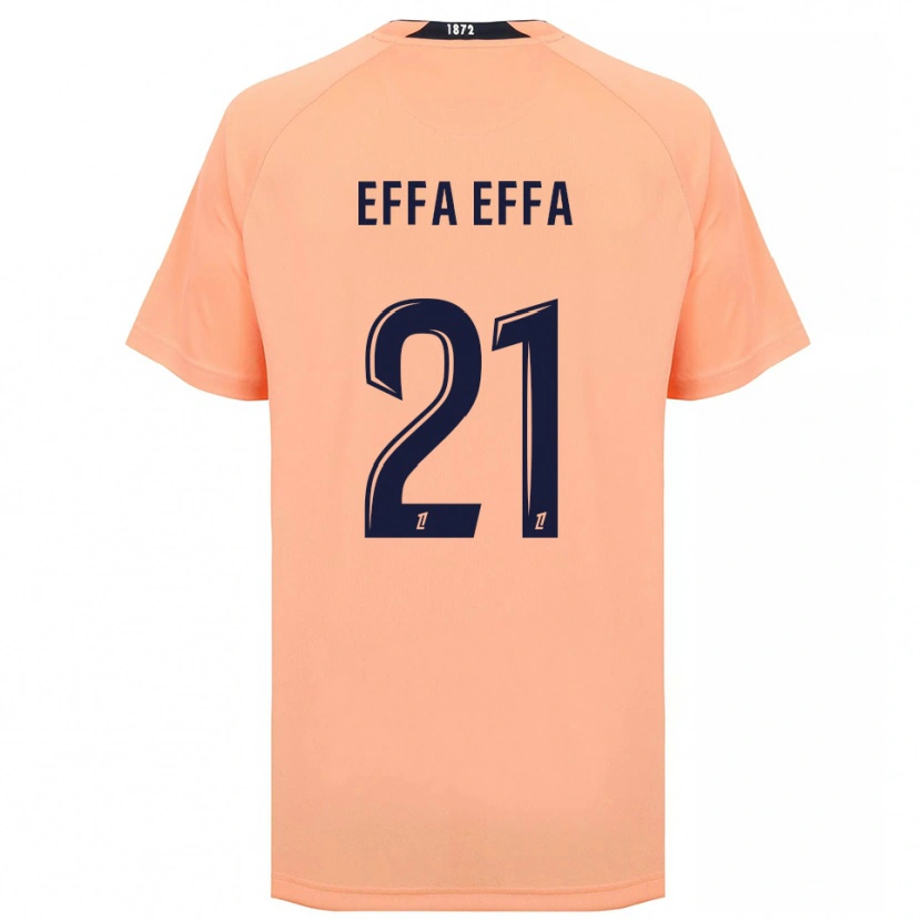 Danxen Donna Maglia Chancelle Effa Effa #21 Arancione Blu Navy Kit Gara Away 2025/26 Maglietta