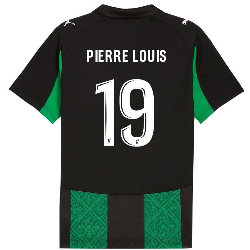 Danxen Donna Maglia Dayana Pierre-Louis #19 Nero Verde Kit Gara Away 2025/26 Maglietta