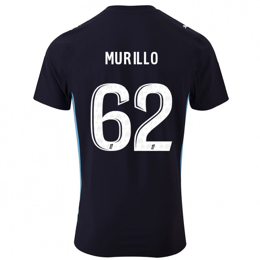 Danxen Donna Maglia Amir Murillo #62 Nero Azzurro Kit Gara Away 2025/26 Maglietta