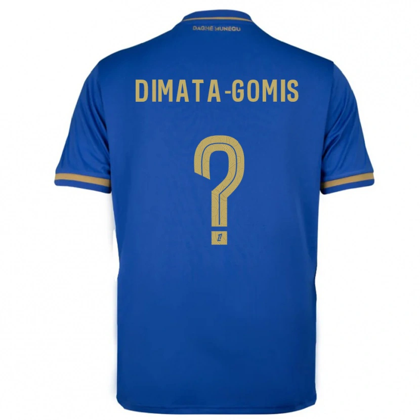 Danxen Donna Maglia Kamron Dimata-Gomis #0 Blu Oro Kit Gara Away 2025/26 Maglietta