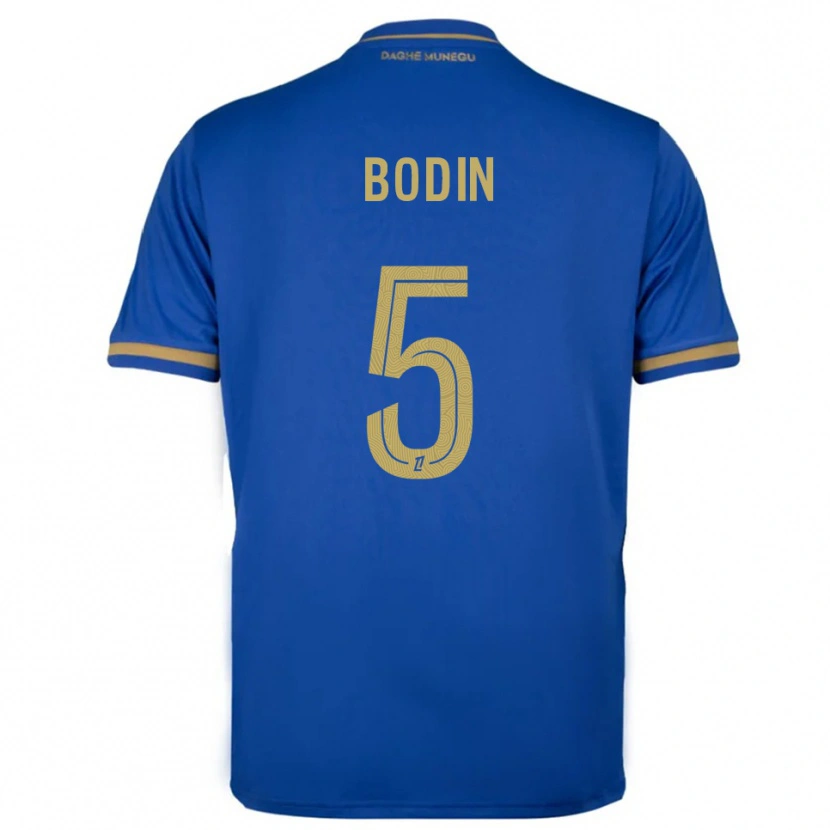 Danxen Donna Maglia Hugo Bodin #5 Blu Oro Kit Gara Away 2025/26 Maglietta