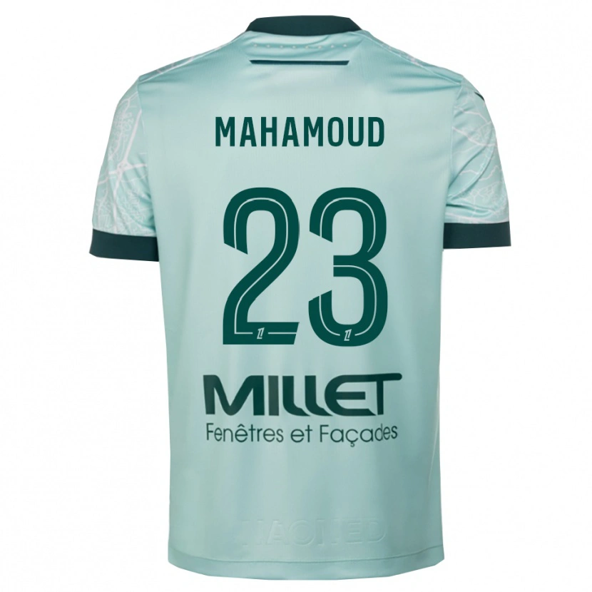 Danxen Donna Maglia Adel Mahamoud #23 Verde Bianco Kit Gara Away 2025/26 Maglietta