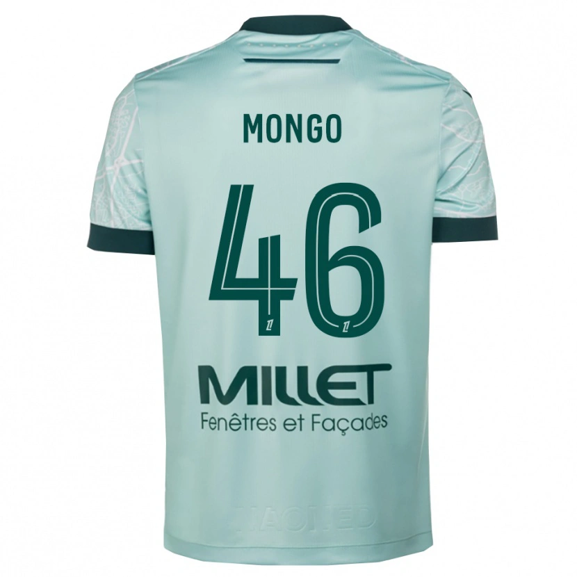 Danxen Donna Maglia Enzo Mongo #46 Verde Bianco Kit Gara Away 2025/26 Maglietta