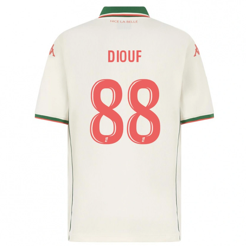 Danxen Donna Maglia Yehvann Diouf #88 Bianco Verde Kit Gara Away 2025/26 Maglietta