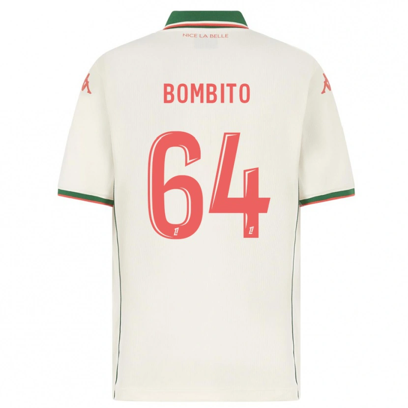 Danxen Donna Maglia Moïse Bombito #64 Bianco Verde Kit Gara Away 2025/26 Maglietta