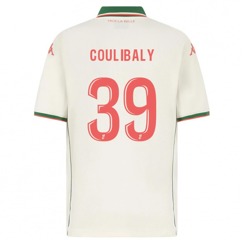 Danxen Donna Maglia Djibril Coulibaly #39 Bianco Verde Kit Gara Away 2025/26 Maglietta