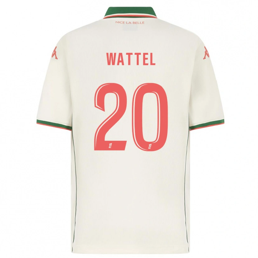 Danxen Donna Maglia Sami Wattel #20 Bianco Verde Kit Gara Away 2025/26 Maglietta