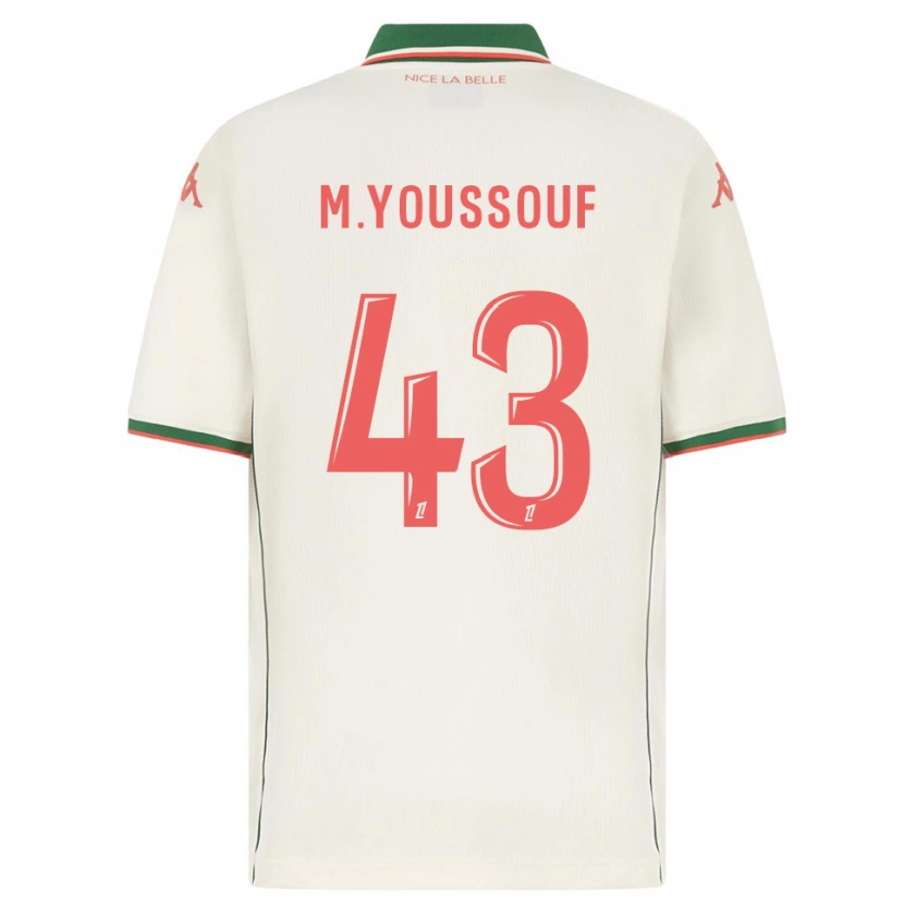 Danxen Donna Maglia Mousslim Youssouf #43 Bianco Verde Kit Gara Away 2025/26 Maglietta