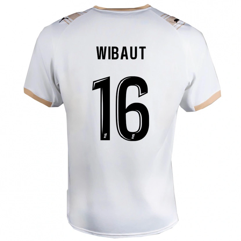 Danxen Donna Maglia Clara Wibaut #16 Bianco Nero Kit Gara Away 2025/26 Maglietta