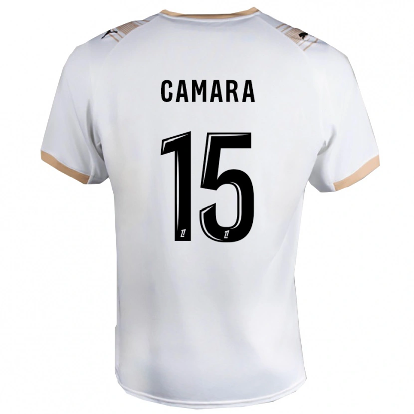 Danxen Donna Maglia Condé Camara #15 Bianco Nero Kit Gara Away 2025/26 Maglietta