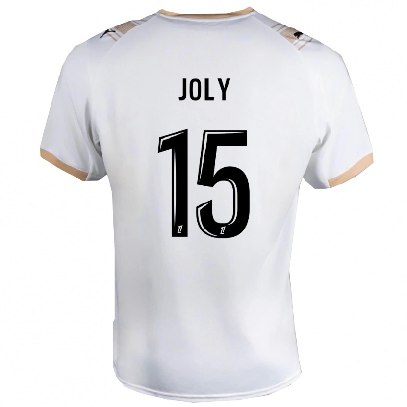 Danxen Donna Maglia Lou-Ann Joly #15 Bianco Nero Kit Gara Away 2025/26 Maglietta