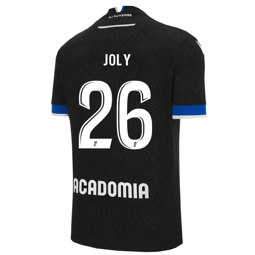Danxen Donna Maglia Paul Joly #26 Nero Bianco Kit Gara Away 2025/26 Maglietta