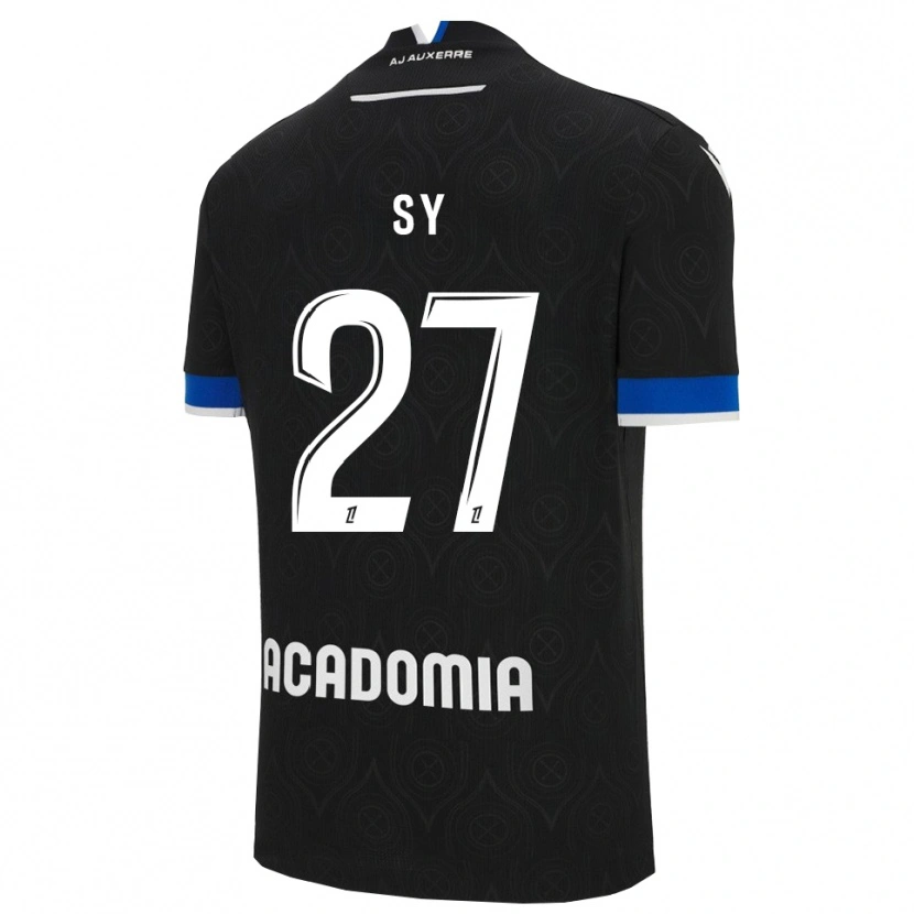 Danxen Donna Maglia Lamine Sy #27 Nero Bianco Kit Gara Away 2025/26 Maglietta