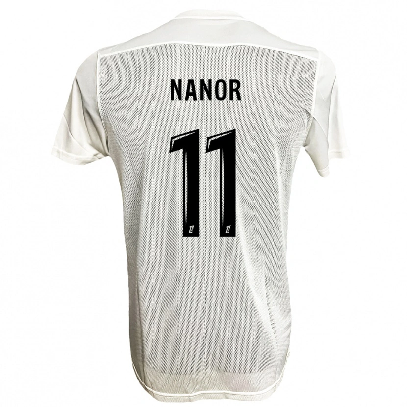 Danxen Donna Maglia Enzo Nanor #11 Nero Bianco Kit Gara Away 2025/26 Maglietta