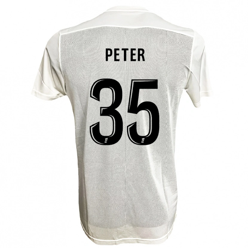 Danxen Donna Maglia Prosper Peter #35 Nero Bianco Kit Gara Away 2025/26 Maglietta