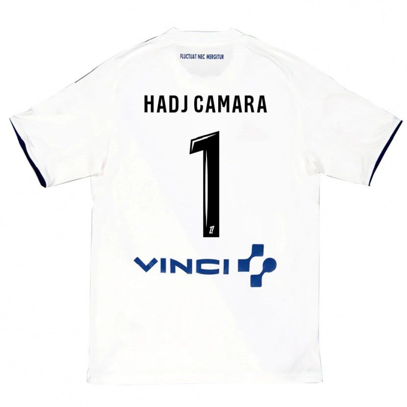Danxen Donna Maglia El Hadj Camara #1 Bianco Blu Kit Gara Away 2025/26 Maglietta