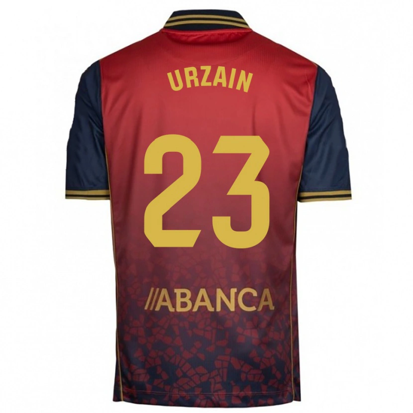 Danxen Donna Maglia Fabián Urzain #23 Rosso Blu Scuro Kit Gara Away 2025/26 Maglietta
