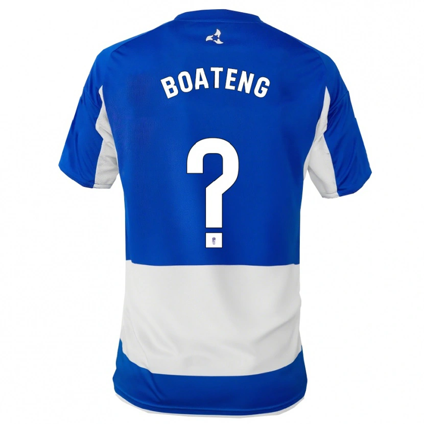 Danxen Donna Maglia Robin Boateng #0 Blu Bianco Kit Gara Away 2025/26 Maglietta