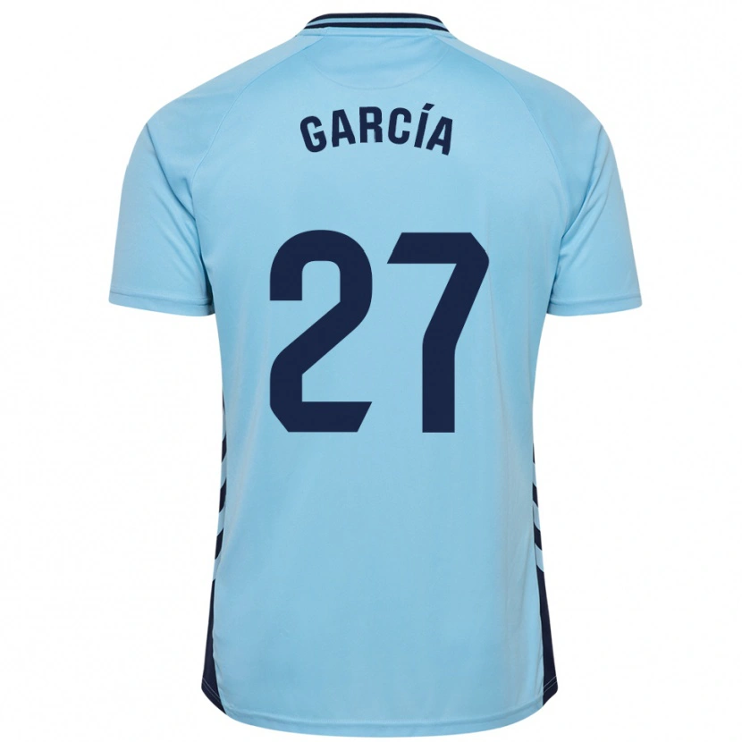 Danxen Donna Maglia Ale García #27 Azzurro Kit Gara Away 2025/26 Maglietta