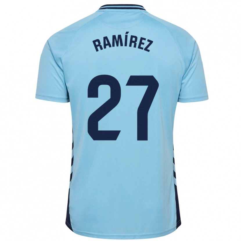 Danxen Donna Maglia Kirian Ramírez #27 Azzurro Kit Gara Away 2025/26 Maglietta