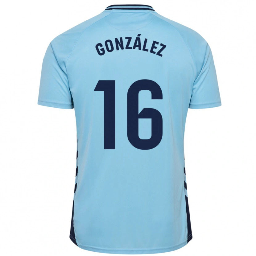 Danxen Donna Maglia Iñaki González #16 Azzurro Kit Gara Away 2025/26 Maglietta