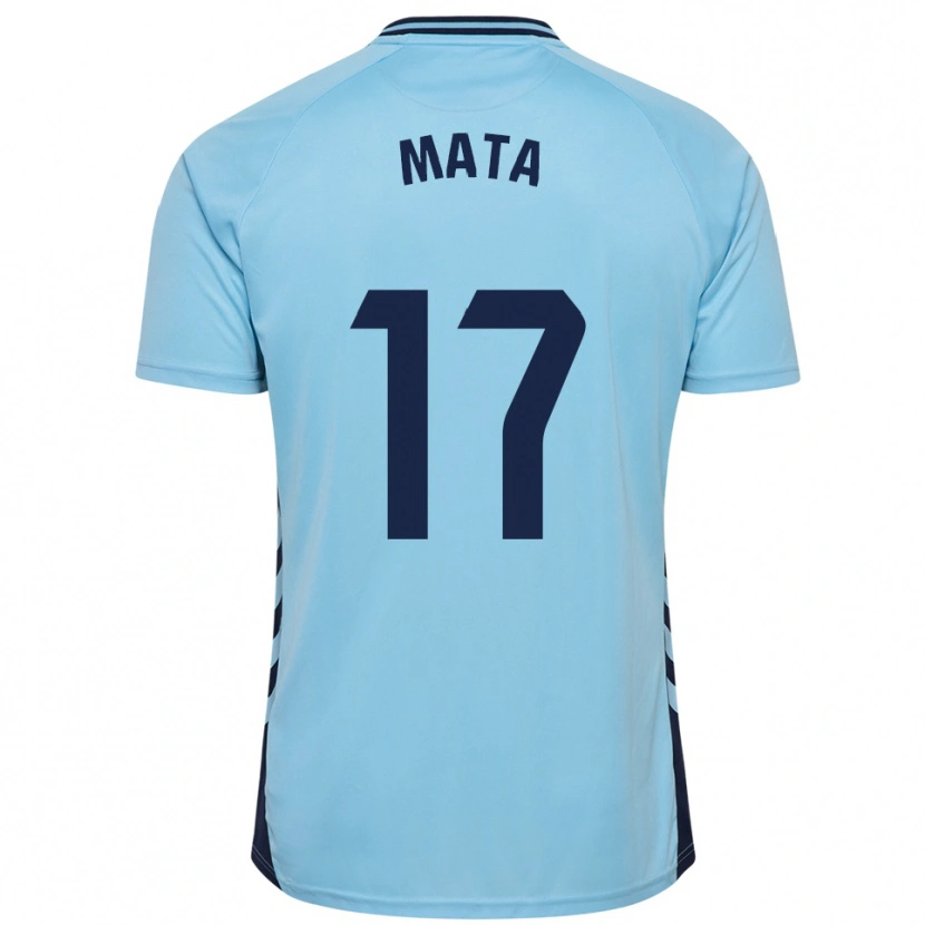Danxen Donna Maglia Jaime Mata #17 Azzurro Kit Gara Away 2025/26 Maglietta