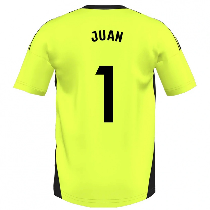 Danxen Donna Maglia Ramón Juan #1 Giallo Fluorescente Kit Gara Away 2025/26 Maglietta