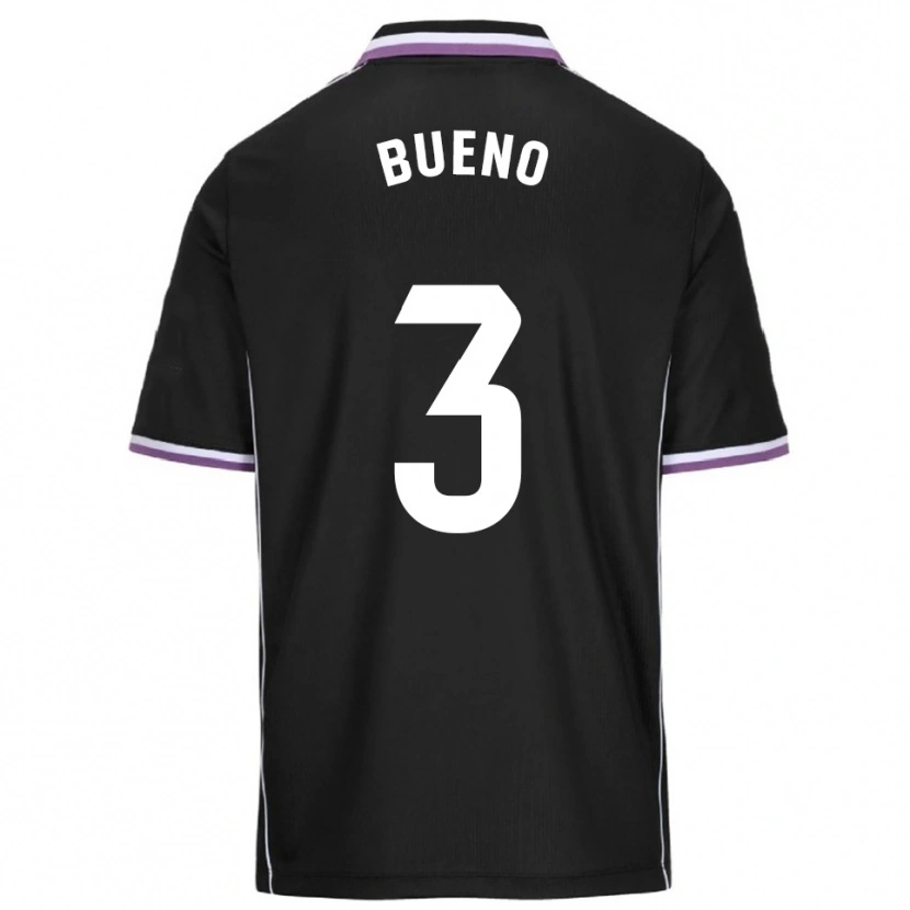 Danxen Donna Maglia Guille Bueno #3 Viola Nero Kit Gara Away 2025/26 Maglietta