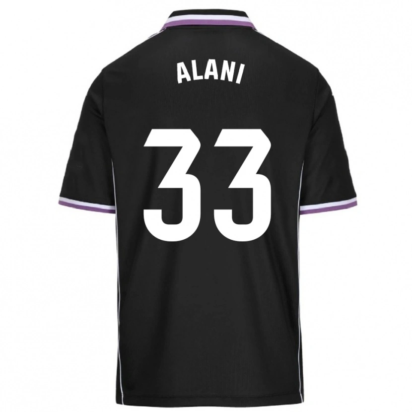 Danxen Donna Maglia Ibrahim Alani #33 Viola Nero Kit Gara Away 2025/26 Maglietta