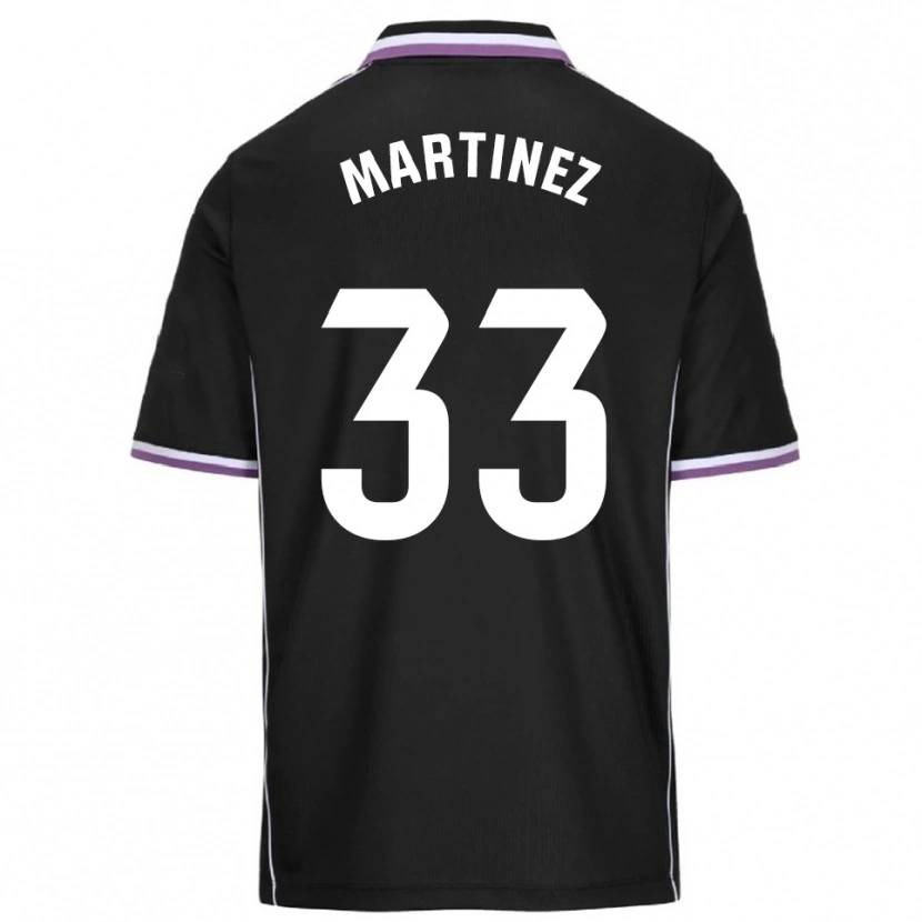 Danxen Donna Maglia Jesús Martínez #33 Viola Nero Kit Gara Away 2025/26 Maglietta
