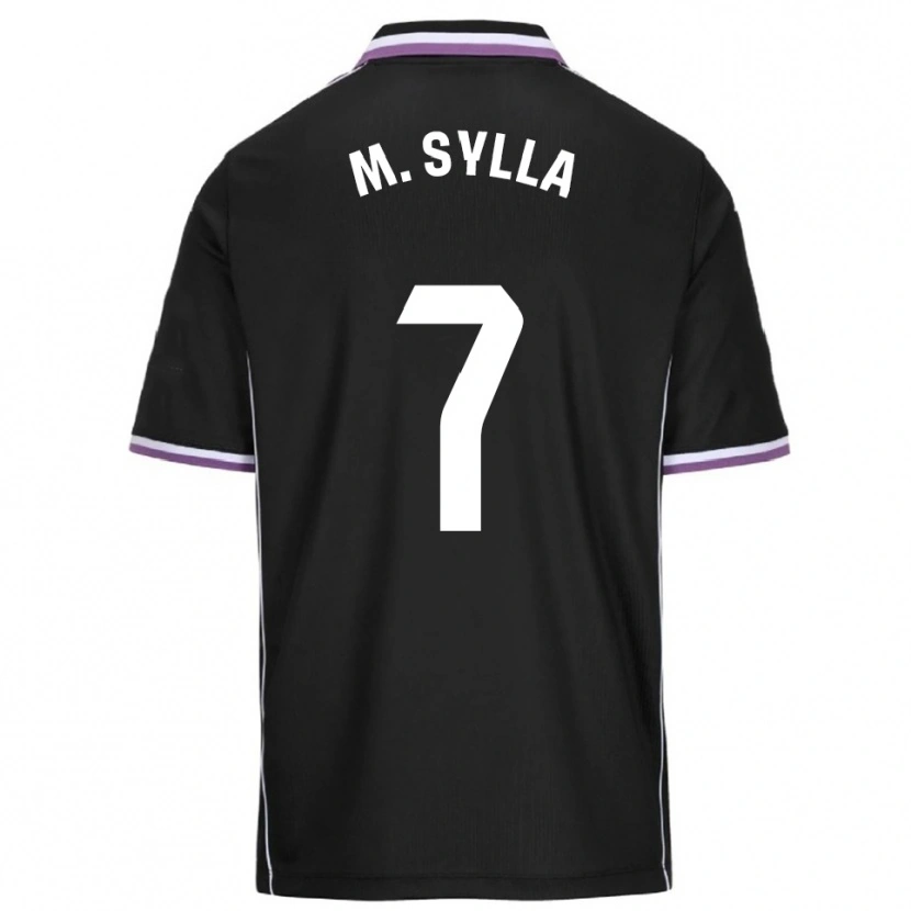 Danxen Donna Maglia Mamadou Sylla #7 Viola Nero Kit Gara Away 2025/26 Maglietta