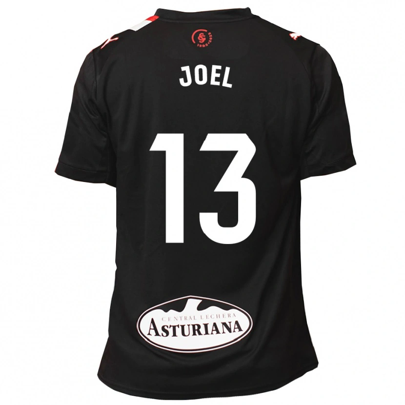 Danxen Donna Maglia Christian Joel #13 Nero Bianco Kit Gara Away 2025/26 Maglietta