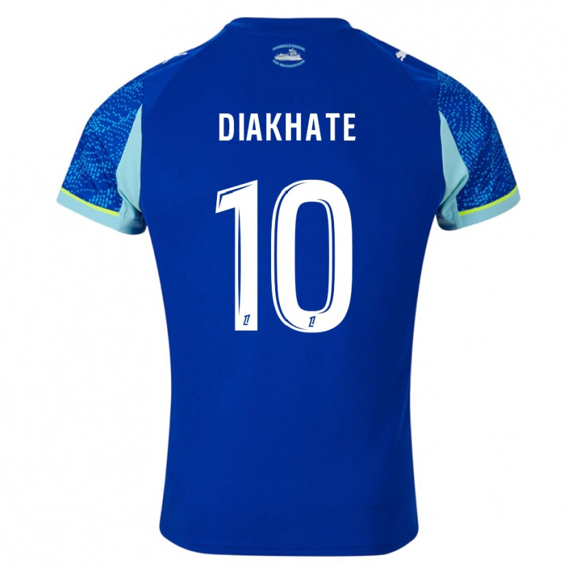 Danxen Donna Maglia Ndeye Awa Diakhaté #10 Azzurro Bianco Kit Gara Third 2025/26 Maglietta