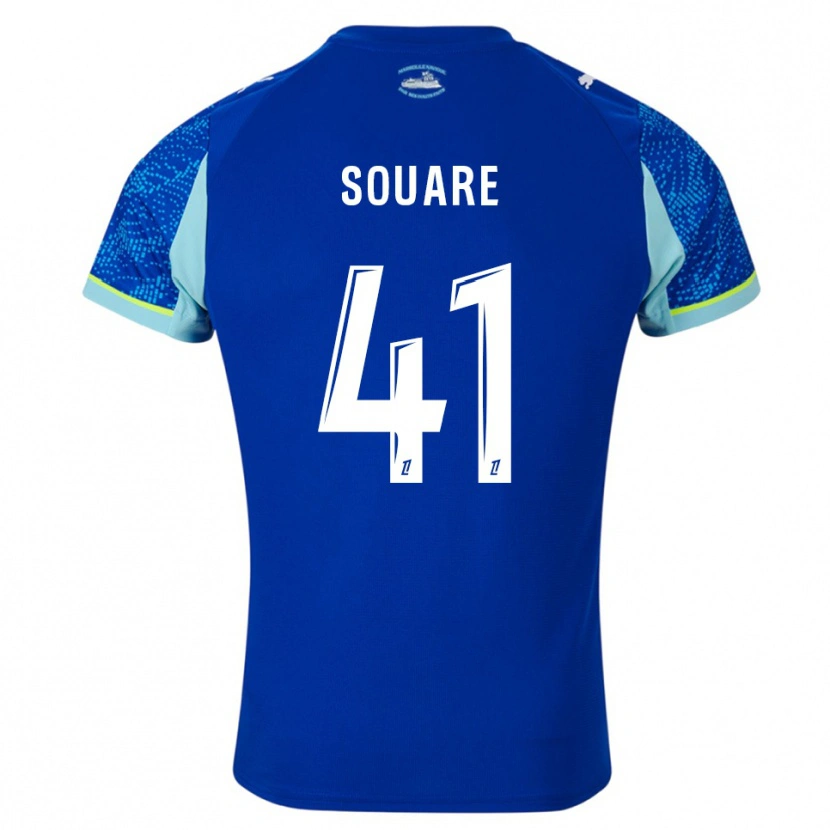 Danxen Donna Maglia Cheick Souare #41 Azzurro Bianco Kit Gara Third 2025/26 Maglietta
