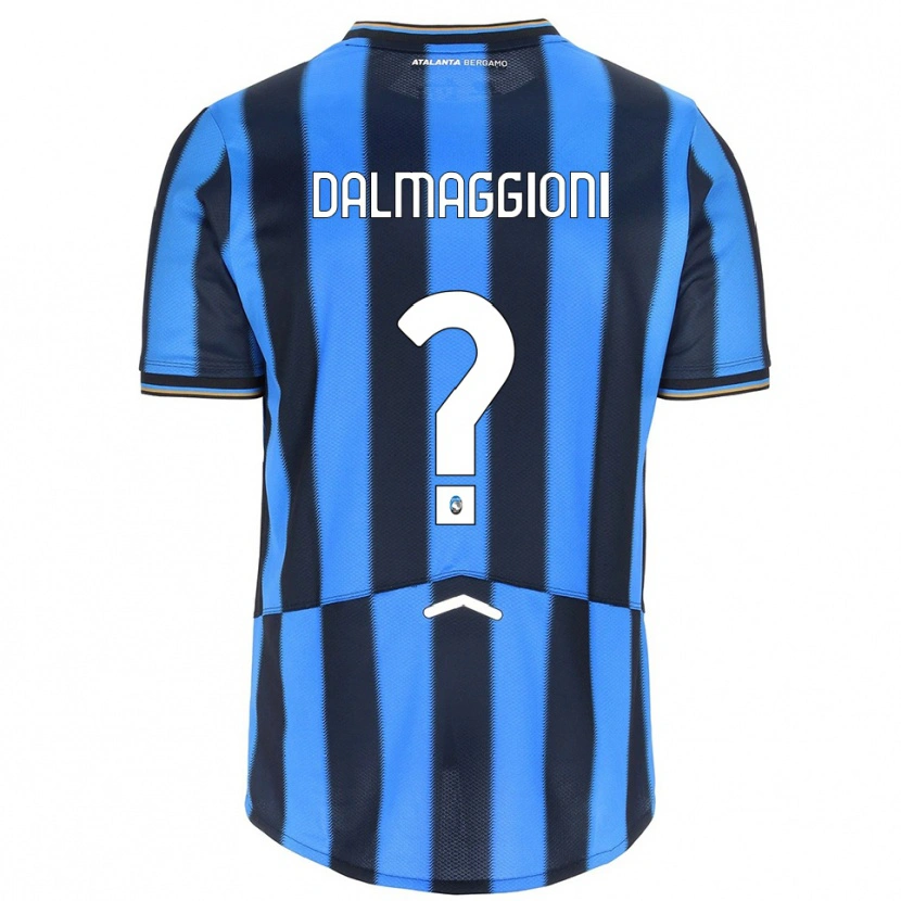Danxen Bambino Maglia Cristian Dalmaggioni #0 Azzurro Nero Kit Gara Home 2025/26 Maglietta