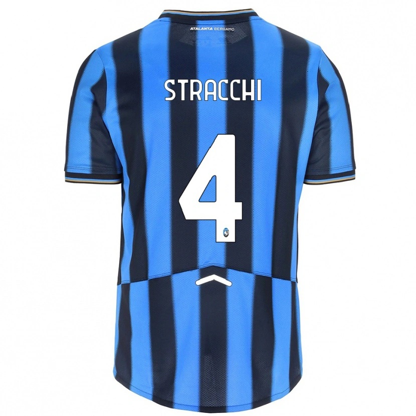 Danxen Bambino Maglia Daniela Stracchi #4 Azzurro Nero Kit Gara Home 2025/26 Maglietta