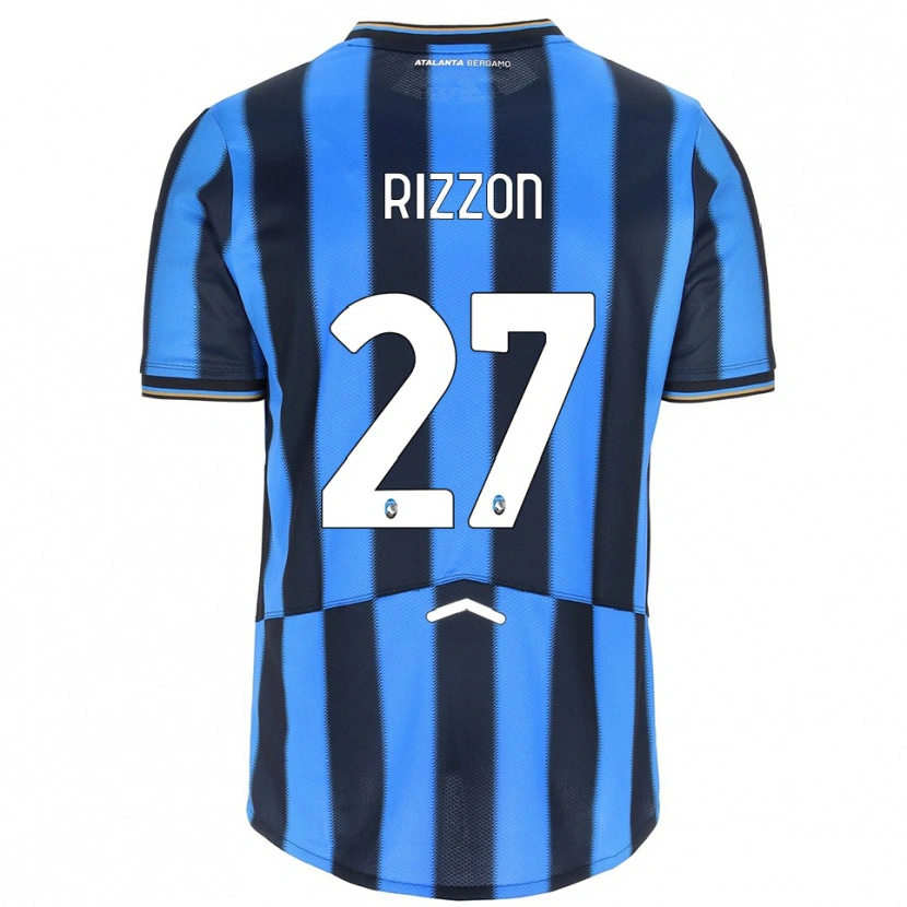 Danxen Bambino Maglia Giulia Rizzon #27 Azzurro Nero Kit Gara Home 2025/26 Maglietta