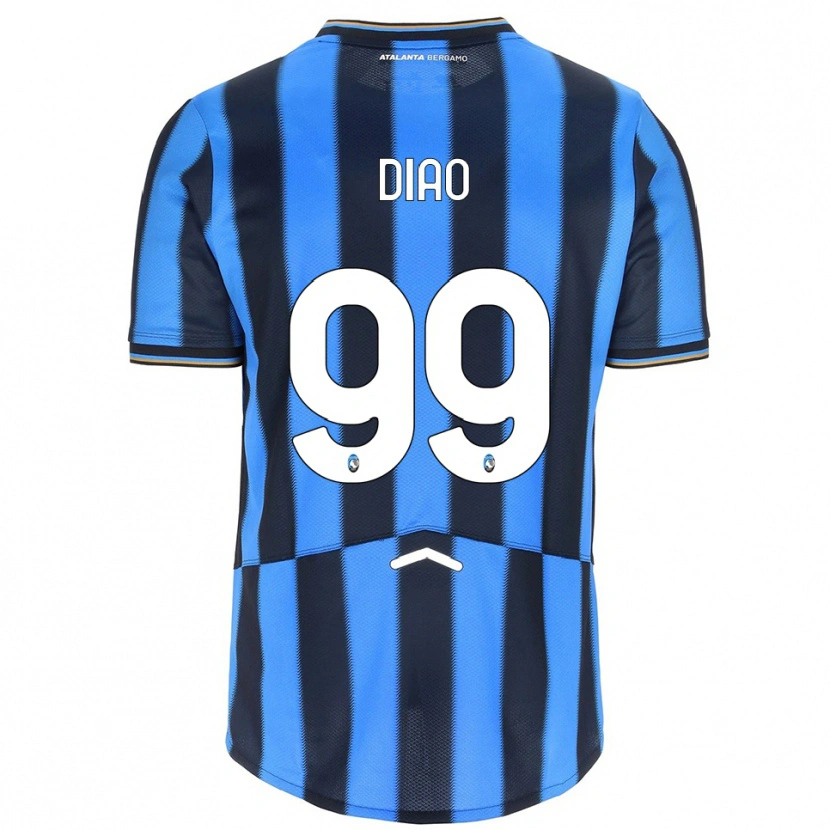 Danxen Bambino Maglia Siren Diao #99 Azzurro Nero Kit Gara Home 2025/26 Maglietta
